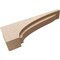 Ekena Millwork 5"W x 30"D x 10"H Thin Helena Rough Cedar Woodgrain TimberThane Corbel, Primed Tan CORUR05X30X10HELRCPR - alternate 2